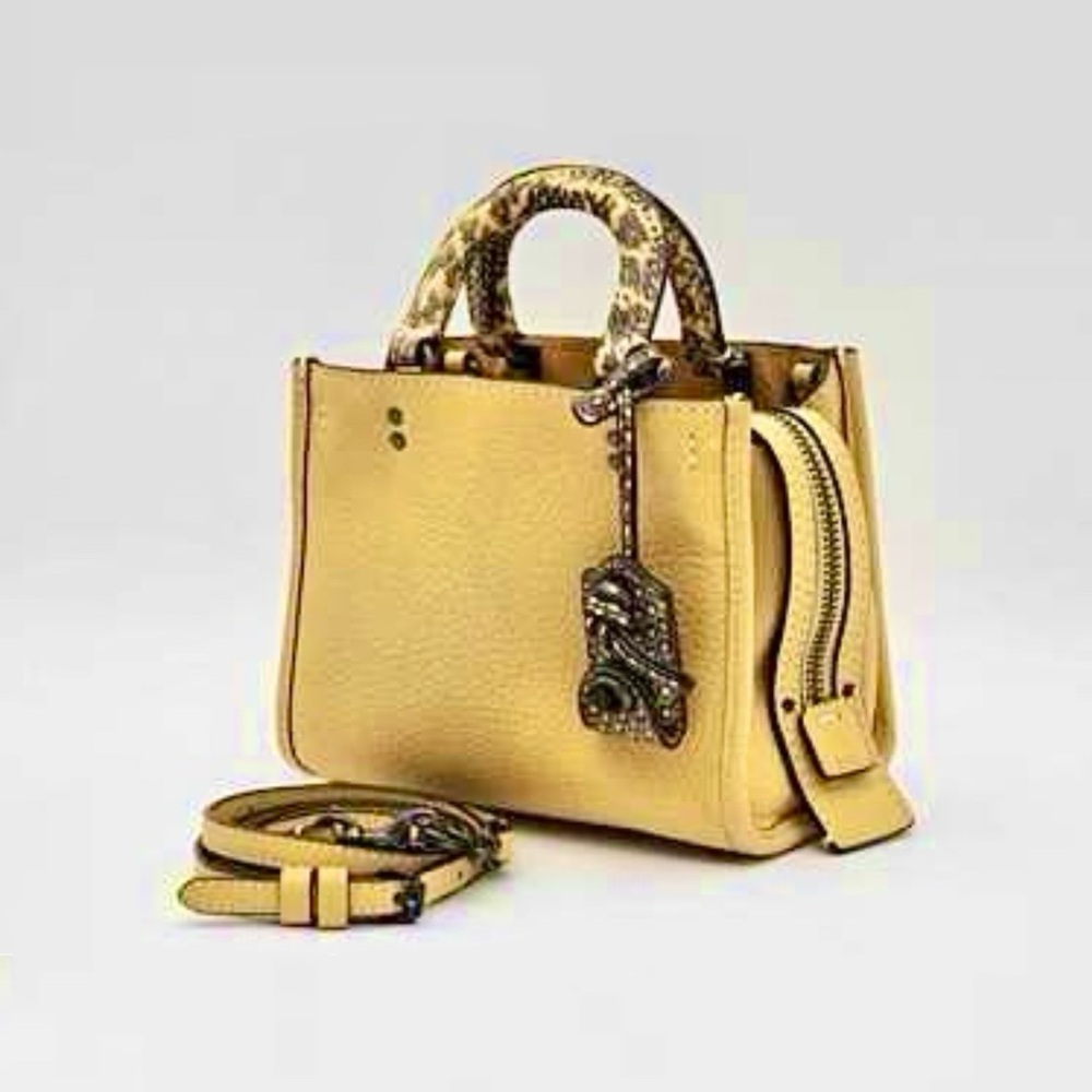 Coach Rogue Bag Yellow/Snakeskin